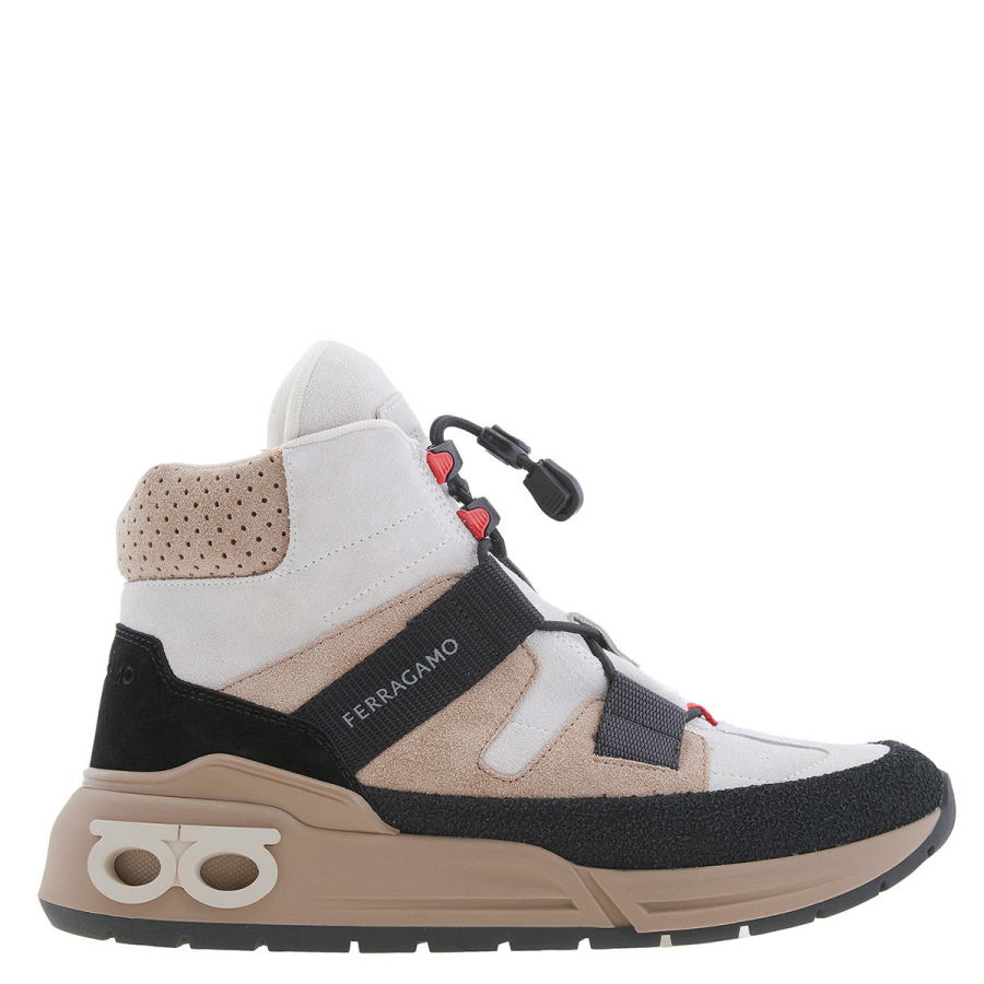 Ferragamo Cosma Trekking High-Top Sneakers