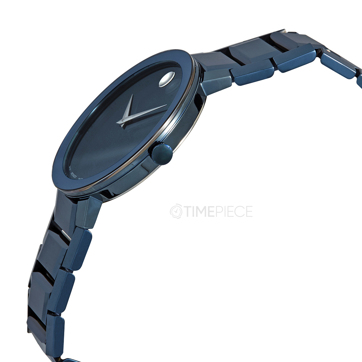 Movado Sapphire Quartz Blue Mirror Dial Mens Watch 0607556 | Schweizer Uhren