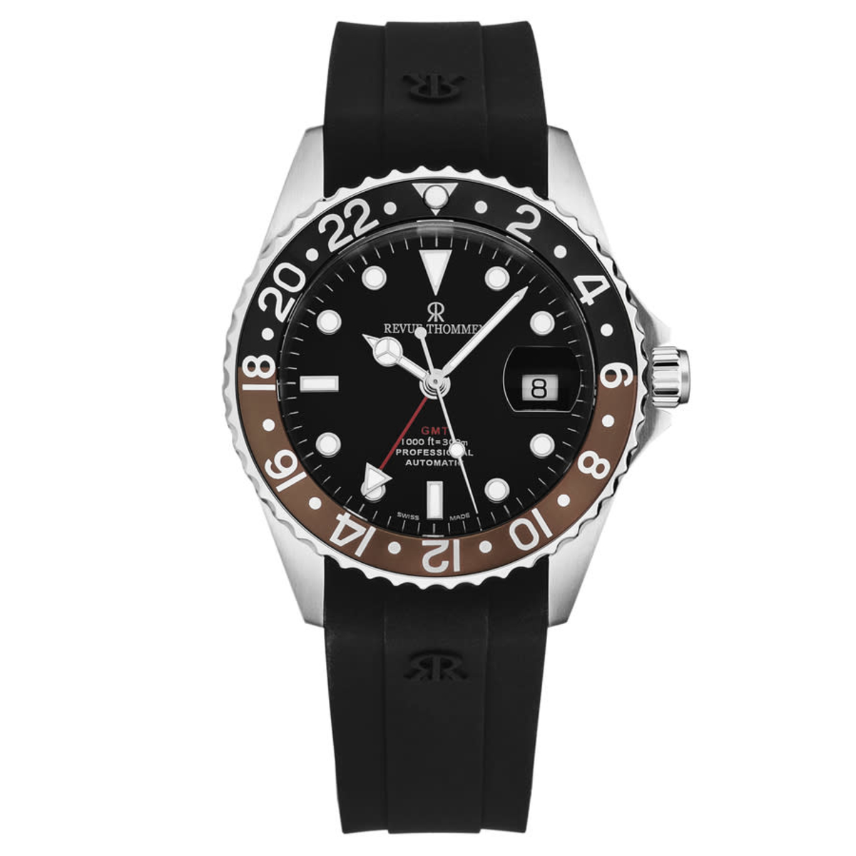 Revue Thommen Diver Automatic Black Dial Mens Watch 17572.2839