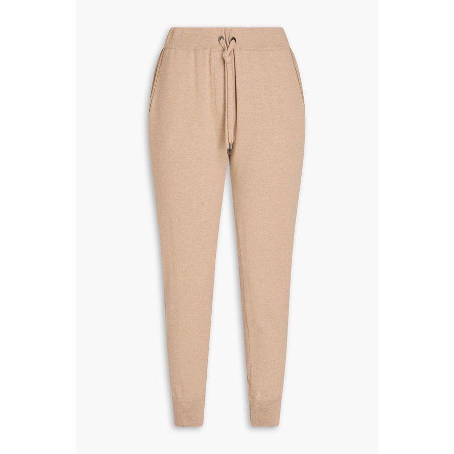Brunello Cucinelli Light Brown Wool Jogger Trousers