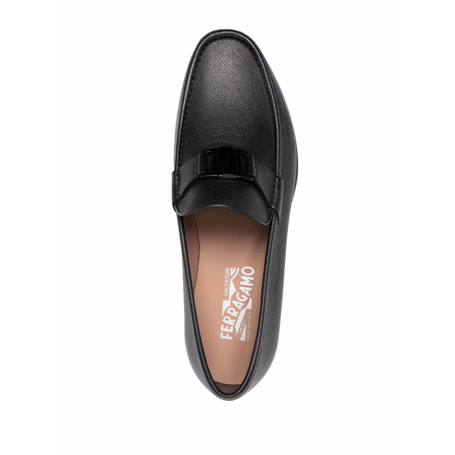 Ferragamo Mens Black Loafer Loafers