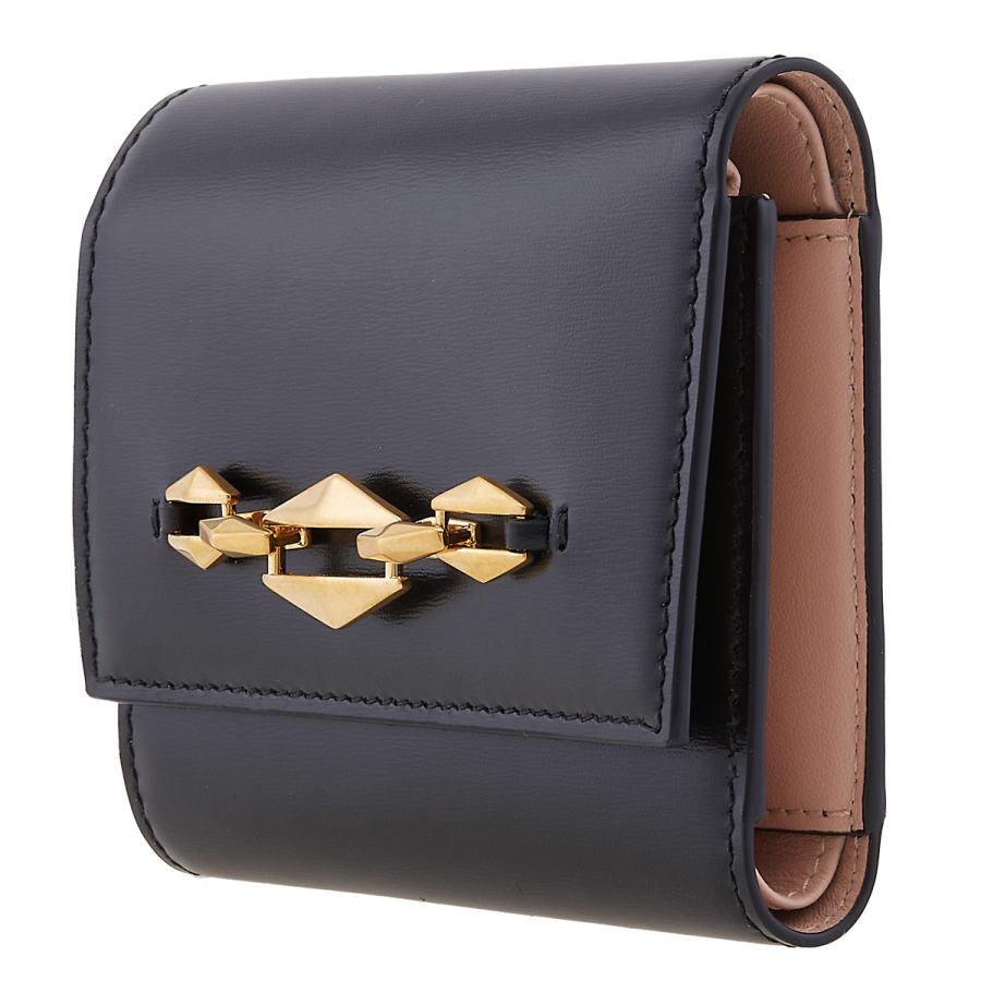 Jimmy Choo Black Marinda Leather Wallet