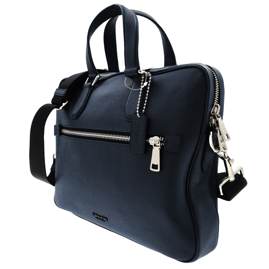 Coach Crossgrain Leather Kennedy Briefcase
