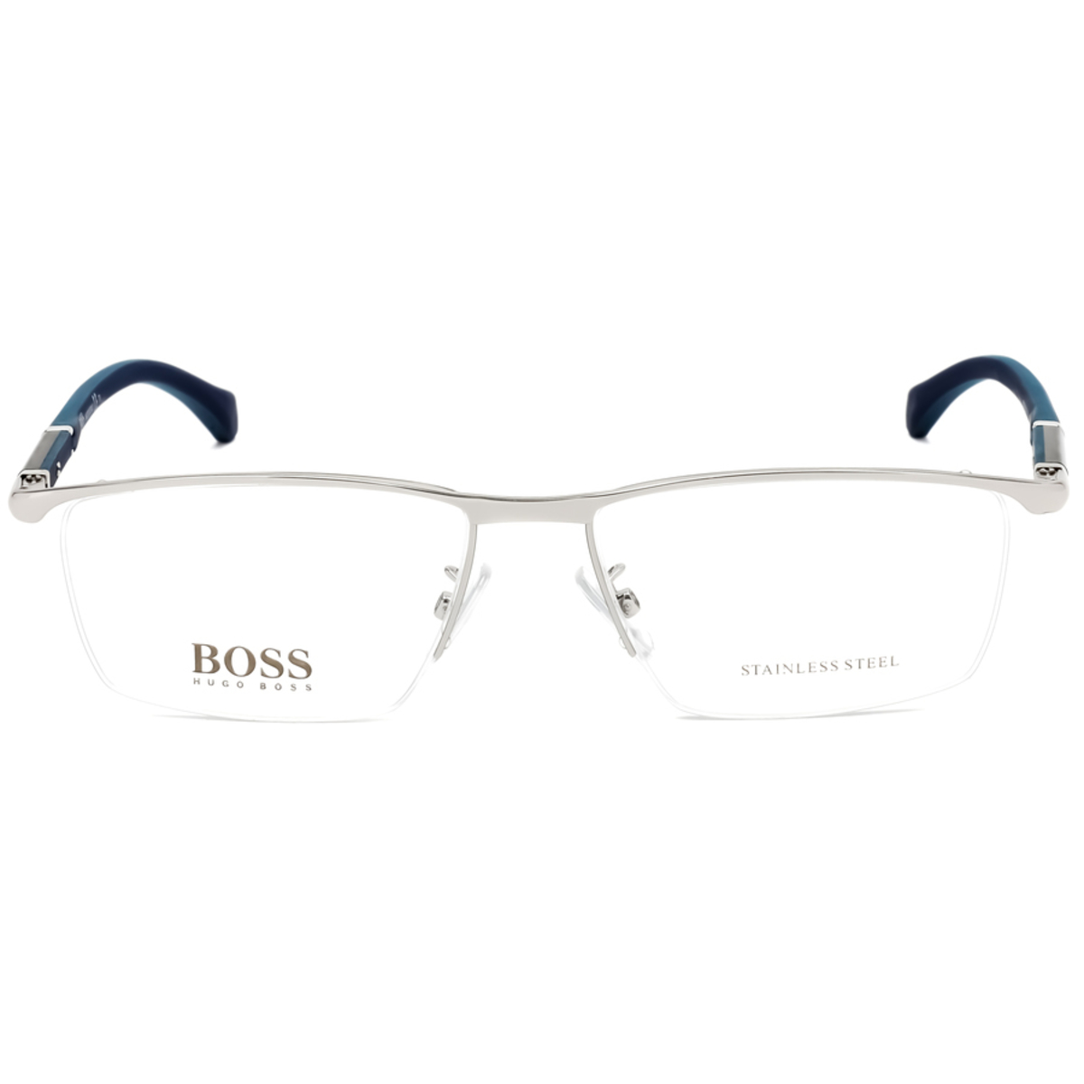 Hugo Boss Demo Rectangular Mens Eyeglasses BOSS 1104/F 0010 55