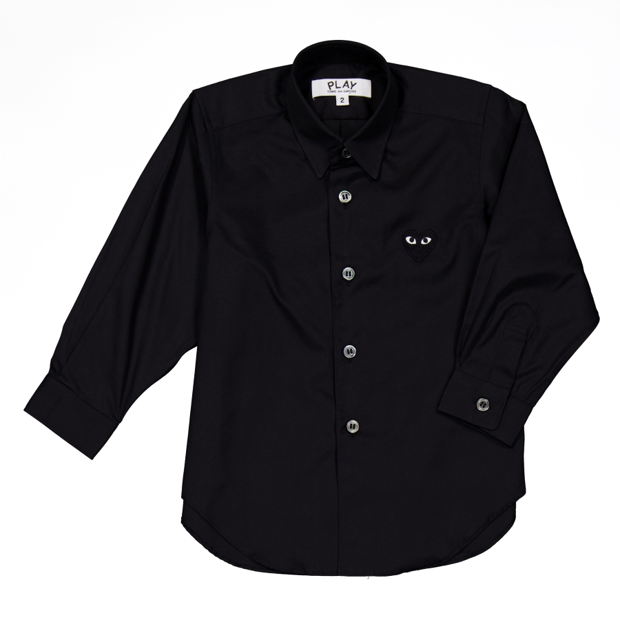 Comme Des Garçons Play Boys Embroidered-Heart Shirt