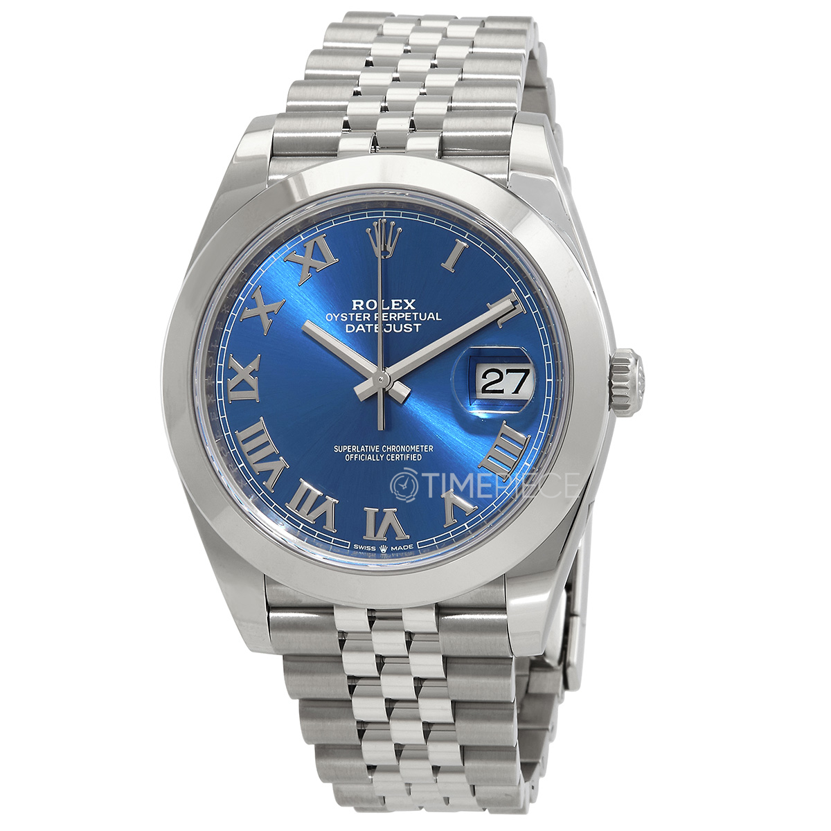 Datejust blue dial top automatic men's jubilee watch