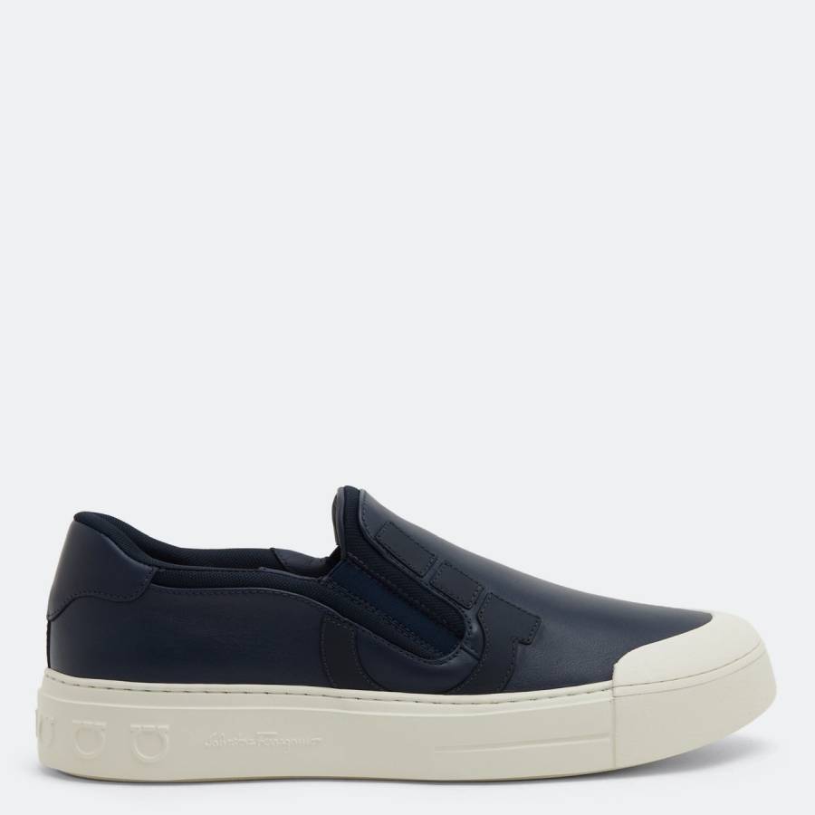 Ferragamo Gancini Slip-On Sneakers