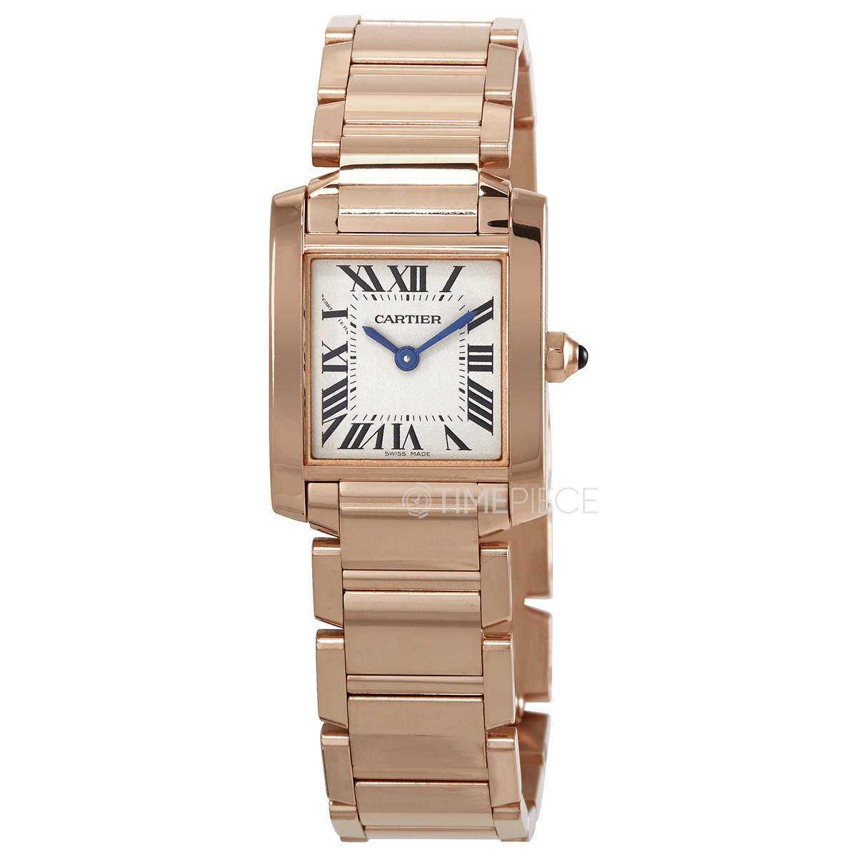 Cartier Tank Fran aise Small 18k Rose Gold Quartz Ladies Watch