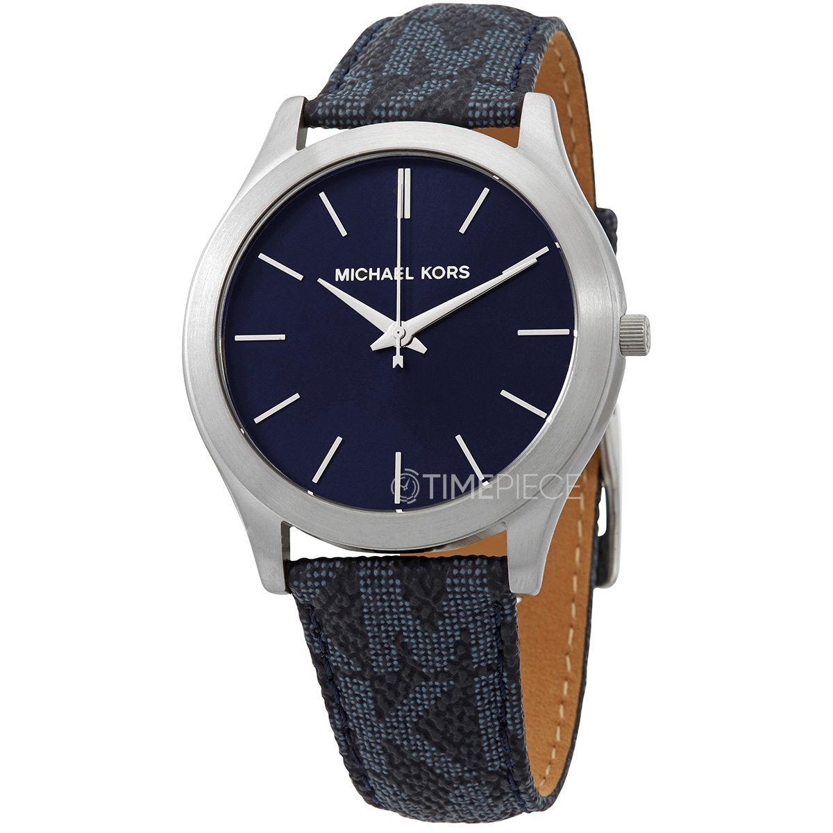 Michael Kors Slim Runway Dial Watch Quartz MK8907 Blue Mens