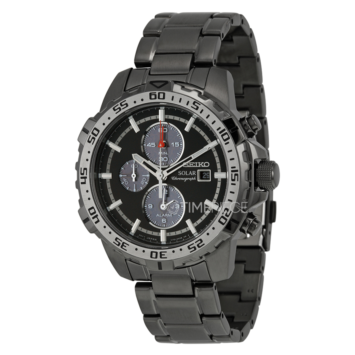 Seiko SSC301 Mens Watch Chronograph Solar Chronograph Eco-Drive