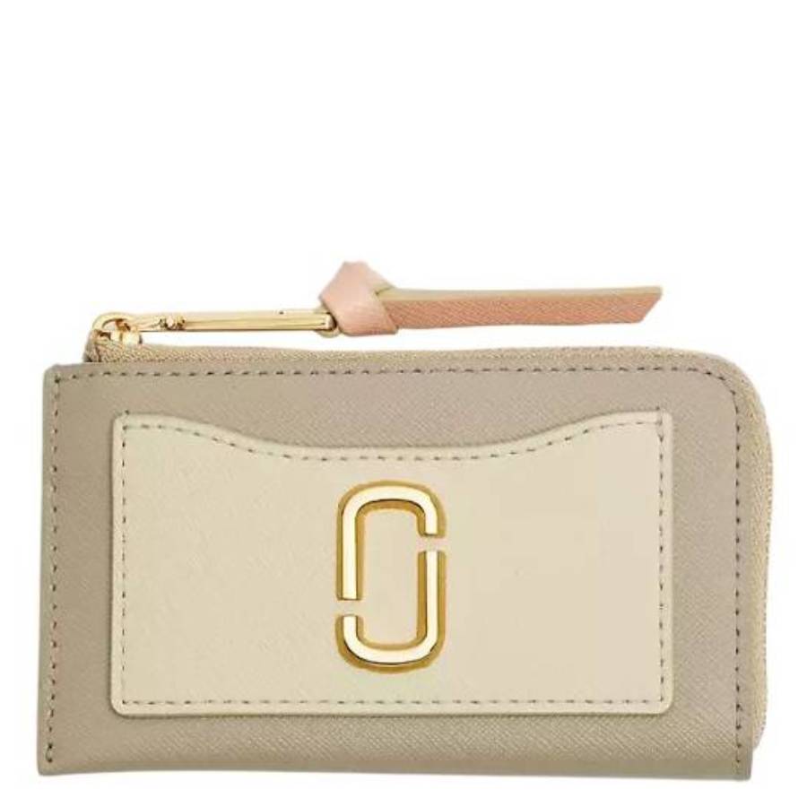 Marc Jacobs Utility Snapshot Top Zip Leather Wallet