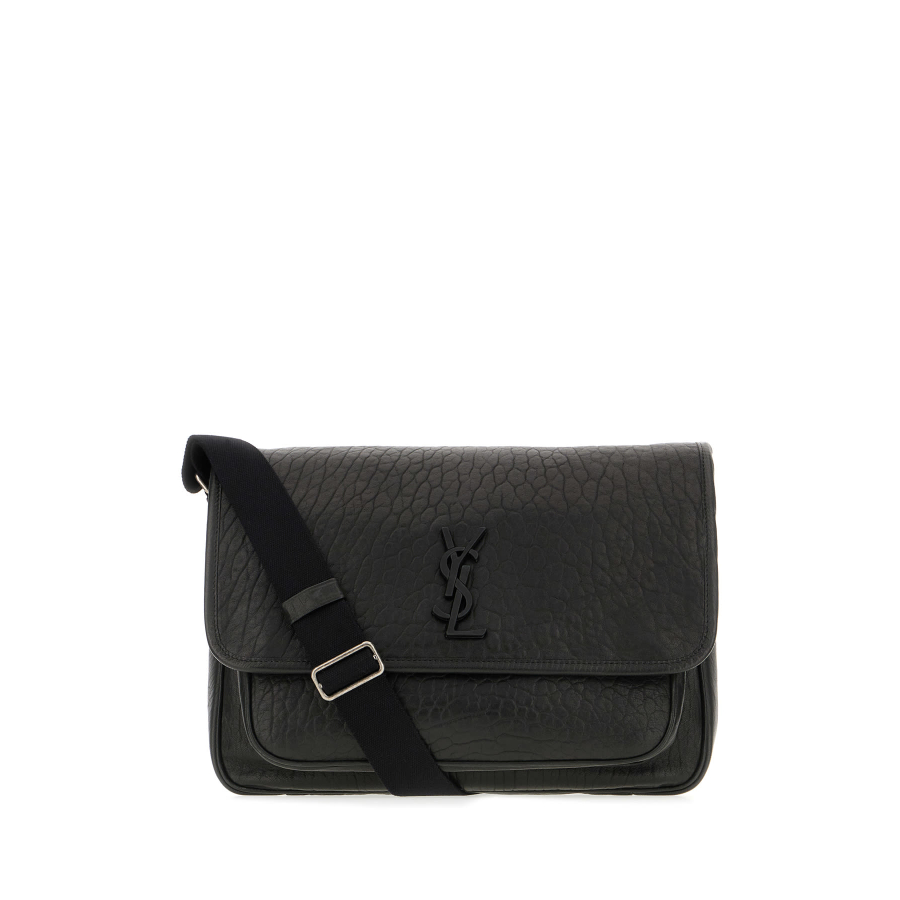 Saint Laurent Black Leather Niki Crossbody Bag