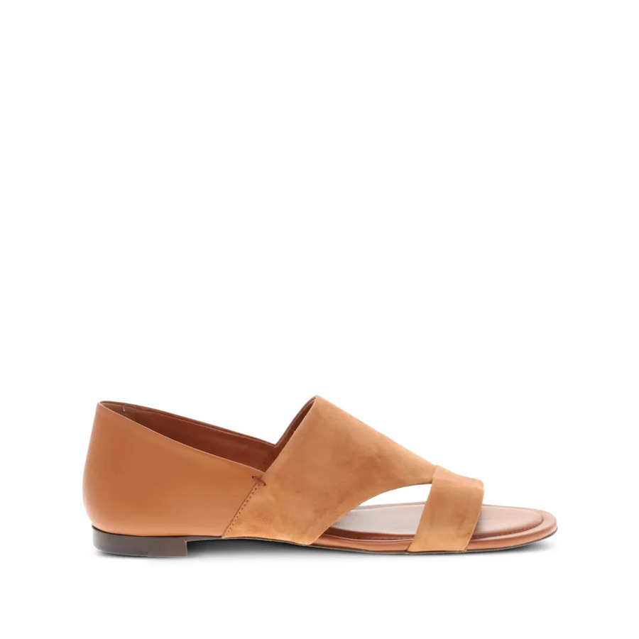 Tod's Suede and Leather Sandals — Brown
