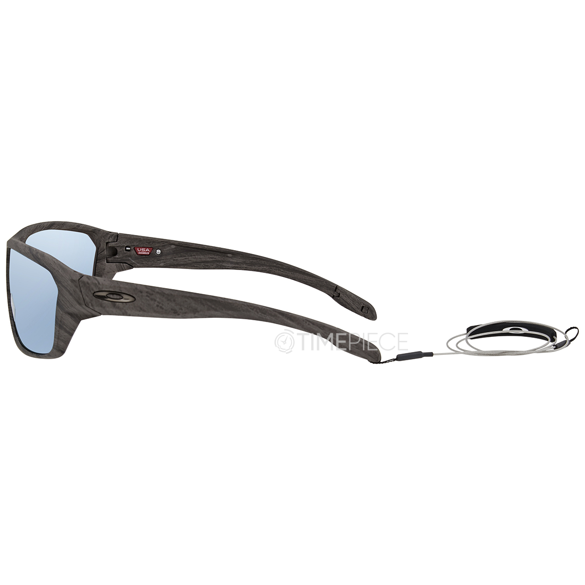 Oakley Split Shot Woodgrain Blue Prizm Polarized Rectangular