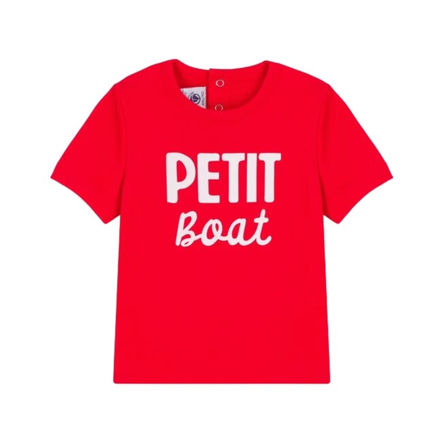 Petit Bateau Kids Motif Design Short Sleeve T-Shirt
