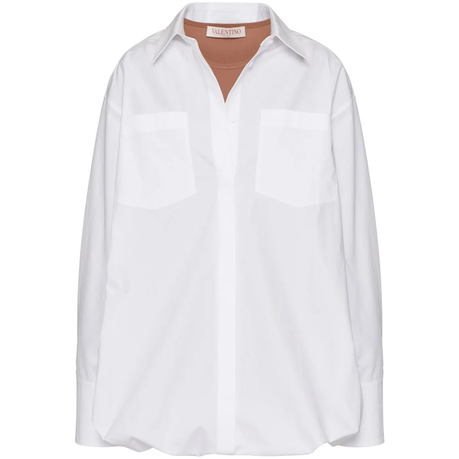 Valentino Garavani Layered Cotton-Poplin Shirt