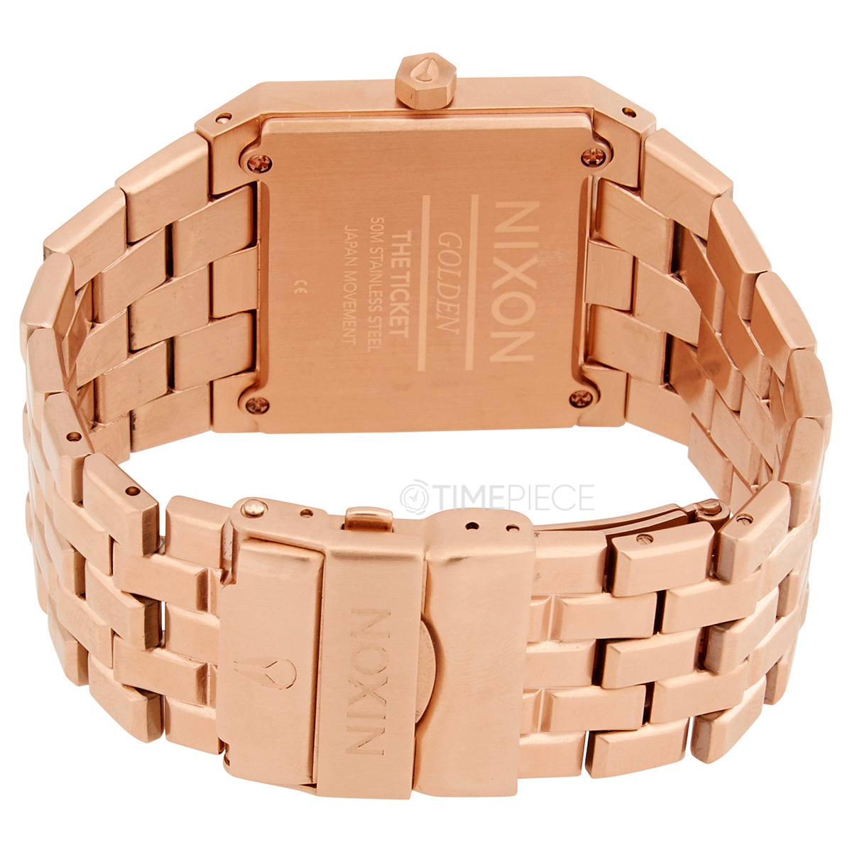 Nixon Ticket II All Rose Gold Quartz Mens Watch A1262-897-00