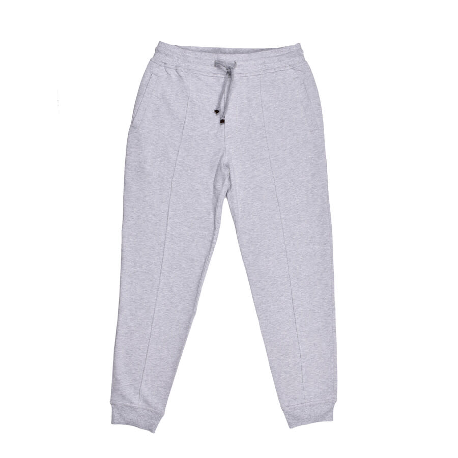 Brunello Cucinelli Men'S Light Grey Cotton Sweatpants