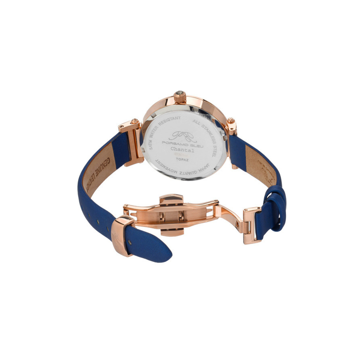 Porsamo Bleu Chantal Quartz Blue Dial Ladies Watch 673CCHL