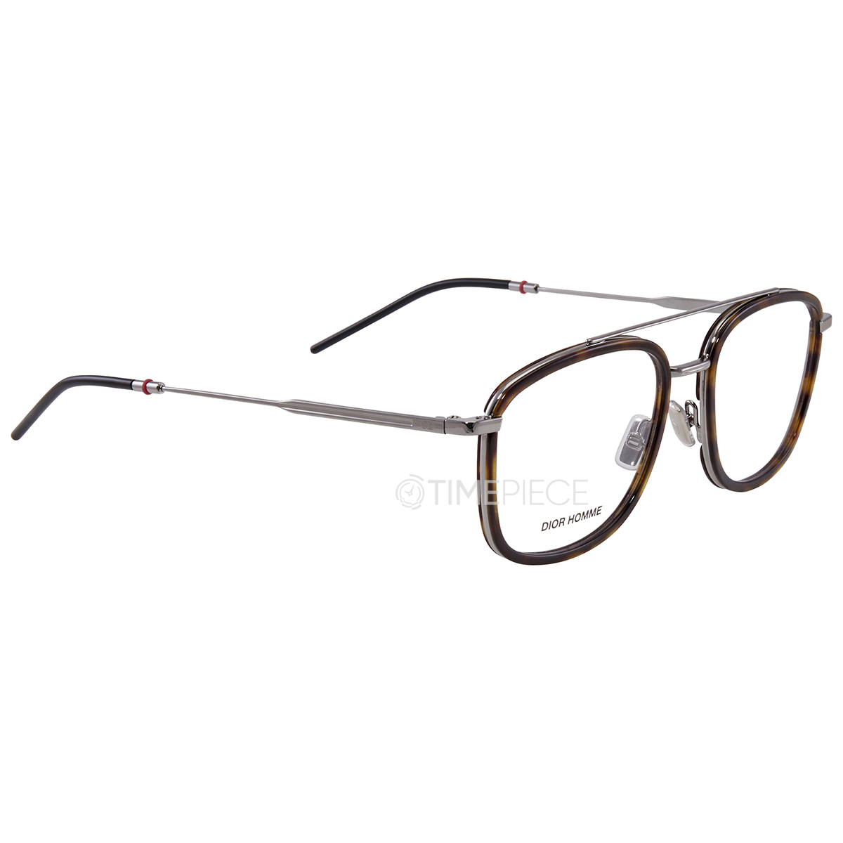 Dior Clear Demo Lens Square Mens Eyeglasses DIOR0229 03MA 53