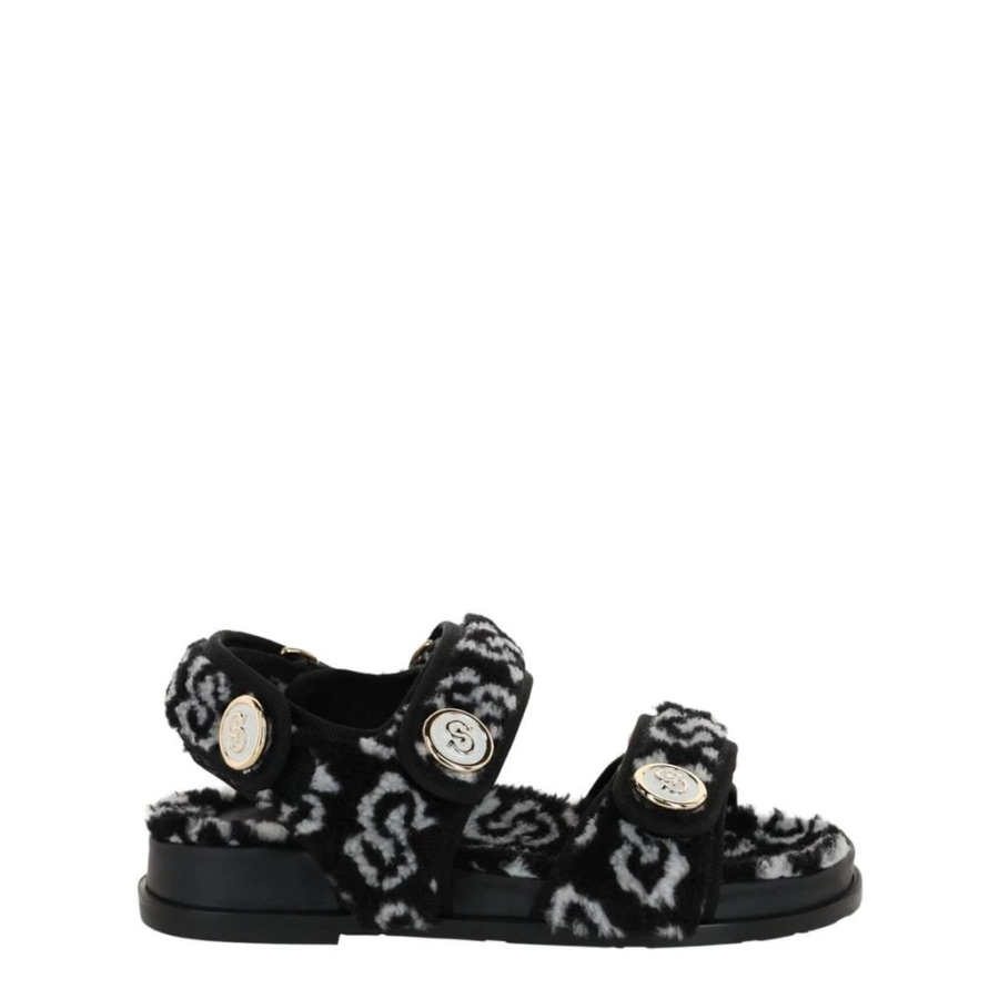 Ferragamo Womens Black Sandals