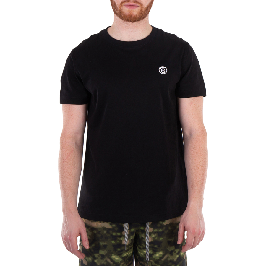 Burberry Logo-Embroidered Cotton T-Shirt