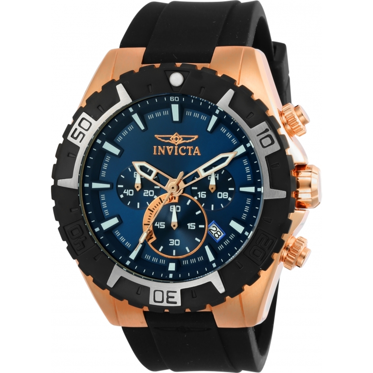 Invicta Aviator Chronograph Blue Dial Mens Watch 22524