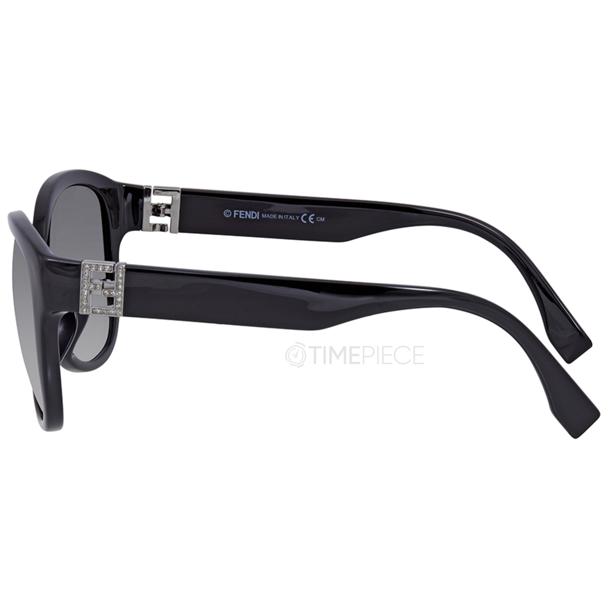 FENDI Womans Sunglasses Buckle Limited Edition Black & Ivory 