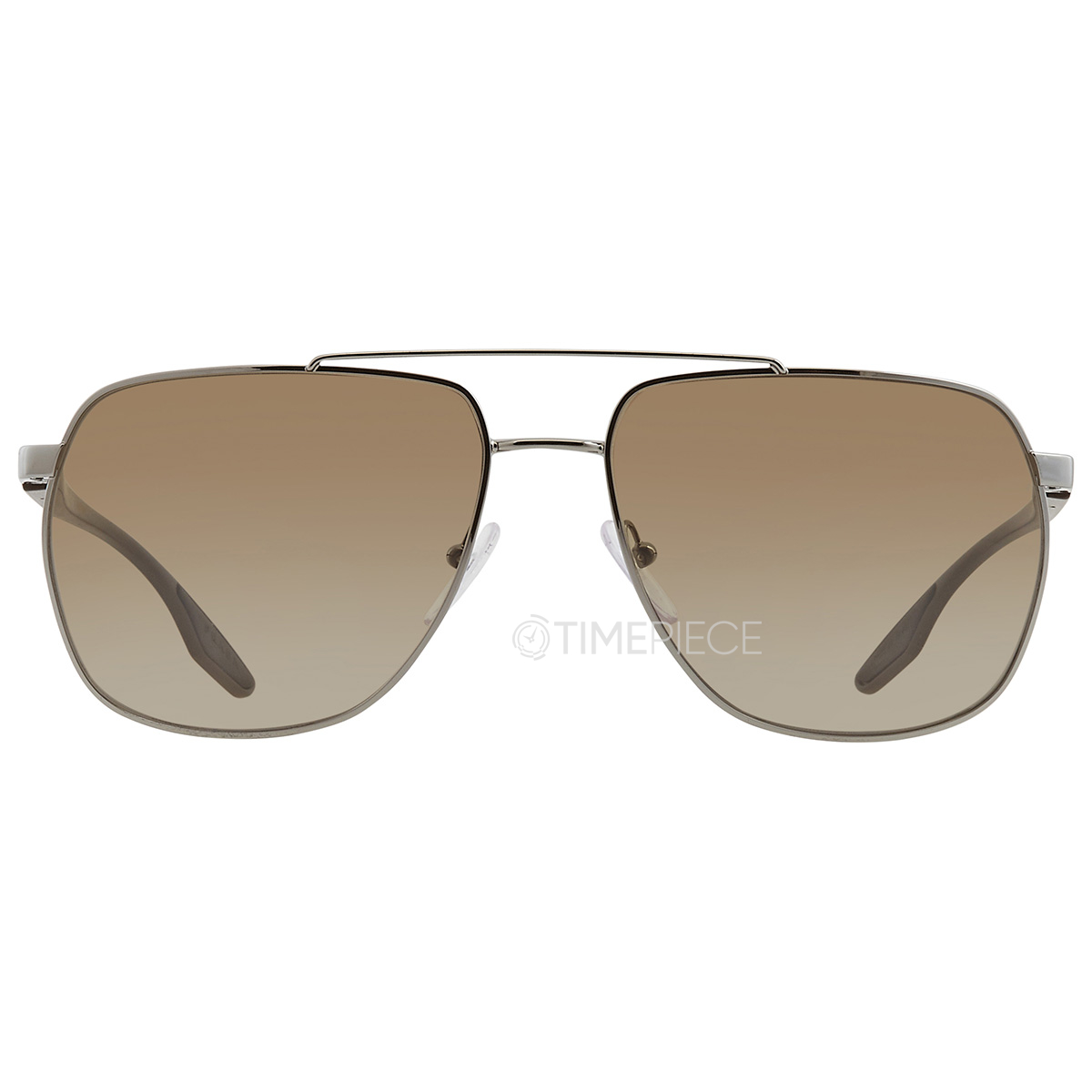 Prada Linea Rossa Brown Gradient Navigator Mens Sunglasses PS 55VS