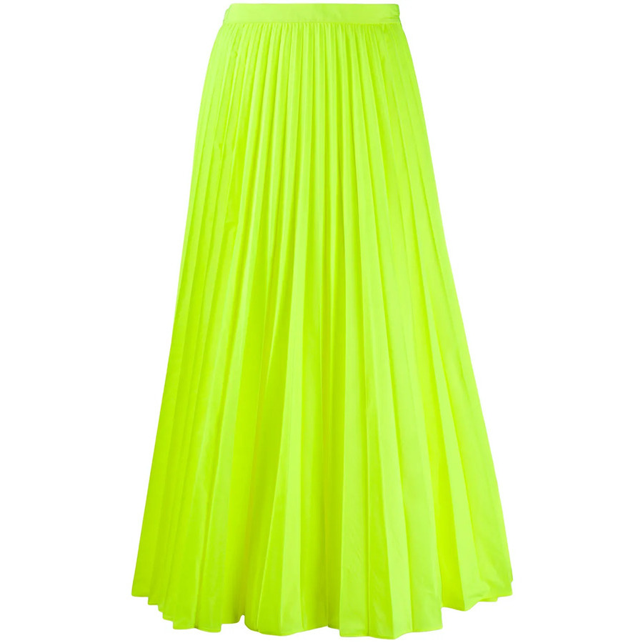 Valentino Garavani High-Waisted Pleated Midi Skirt