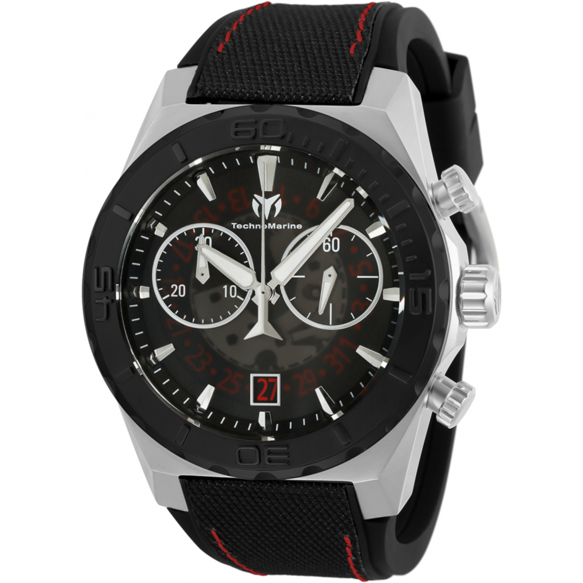 Technomarine black outlet reef chronograph