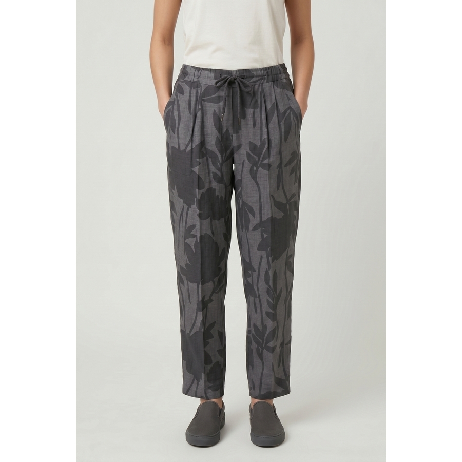 Brunello Cucinelli Wogrey Linen Relaxed Trousers