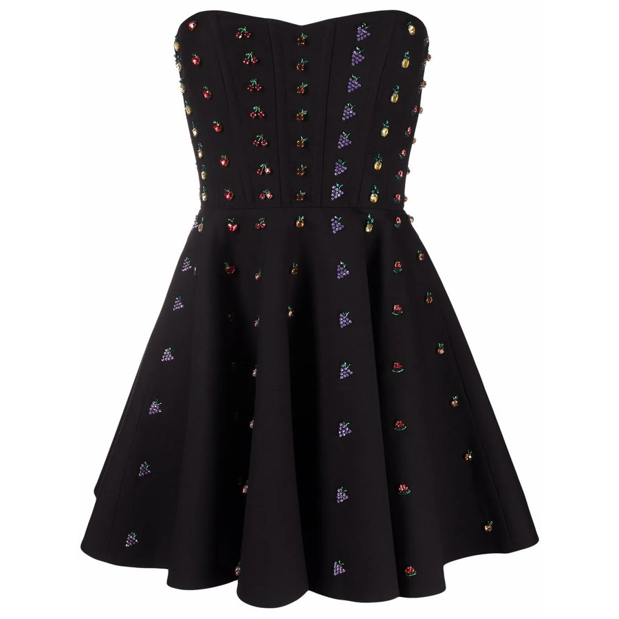 Valentino Garavani Crystal-Embellished Minidress