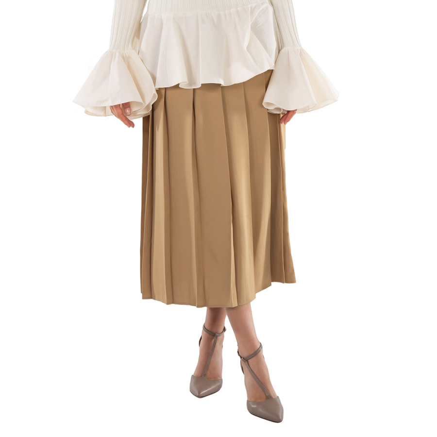 Polo Ralph Lauren Large Pleated Midi Skirt
