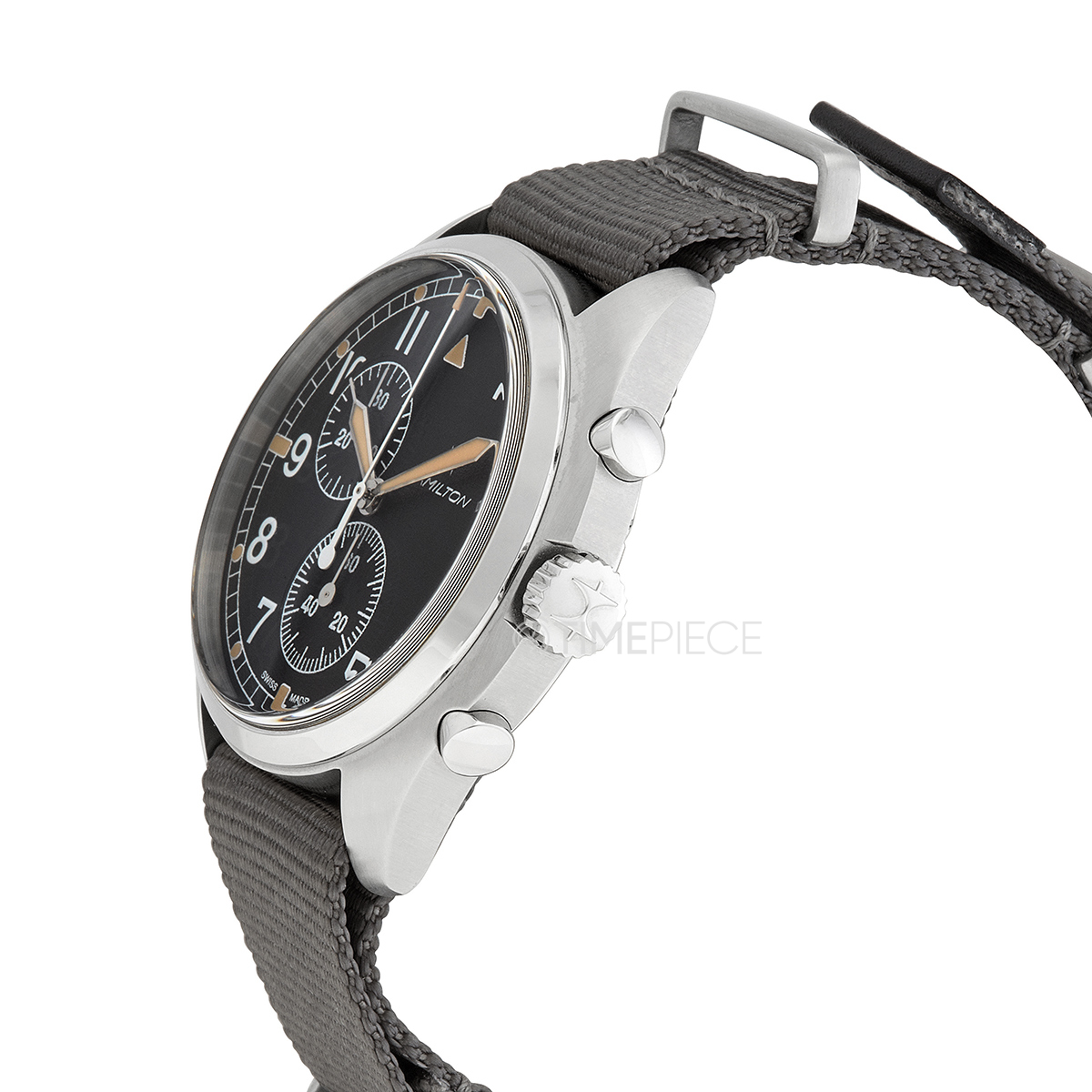 Hamilton Khaki Aviation Pilot Pioneer Chronograph Quartz Black