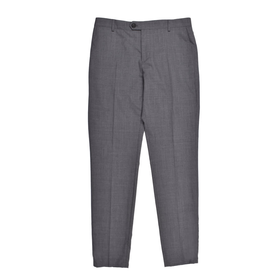 Brunello Cucinelli Lead Grey Virgin Wool Trousers