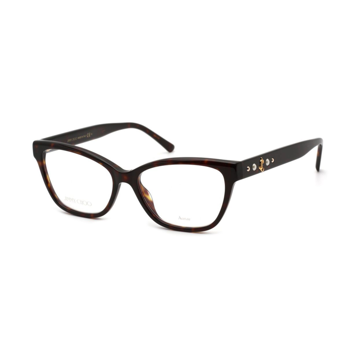 Jimmy Choo Ladies Tortoise Square Eyeglass Frames JC33400860054