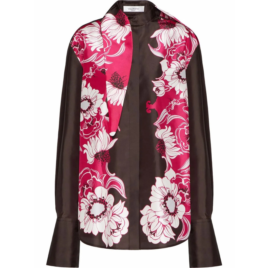 Valentino Garavani Floral Pattern Shirt
