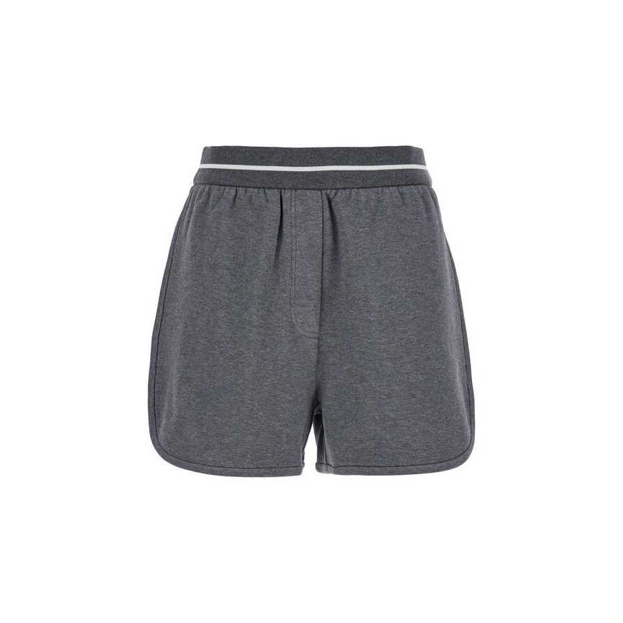 Brunello Cucinelli Women's Lead Cotton Blend Casual Shorts