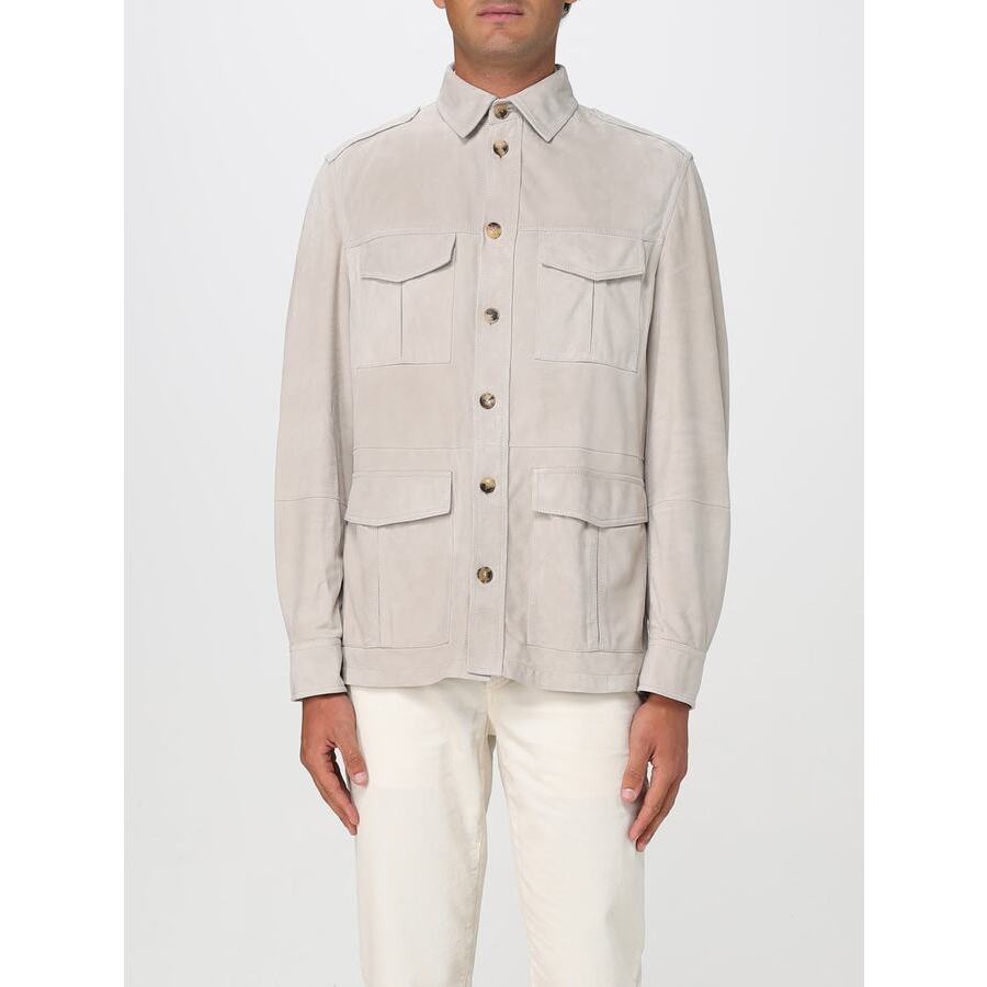 Brunello Cucinelli Rope Suede Utility Jacket