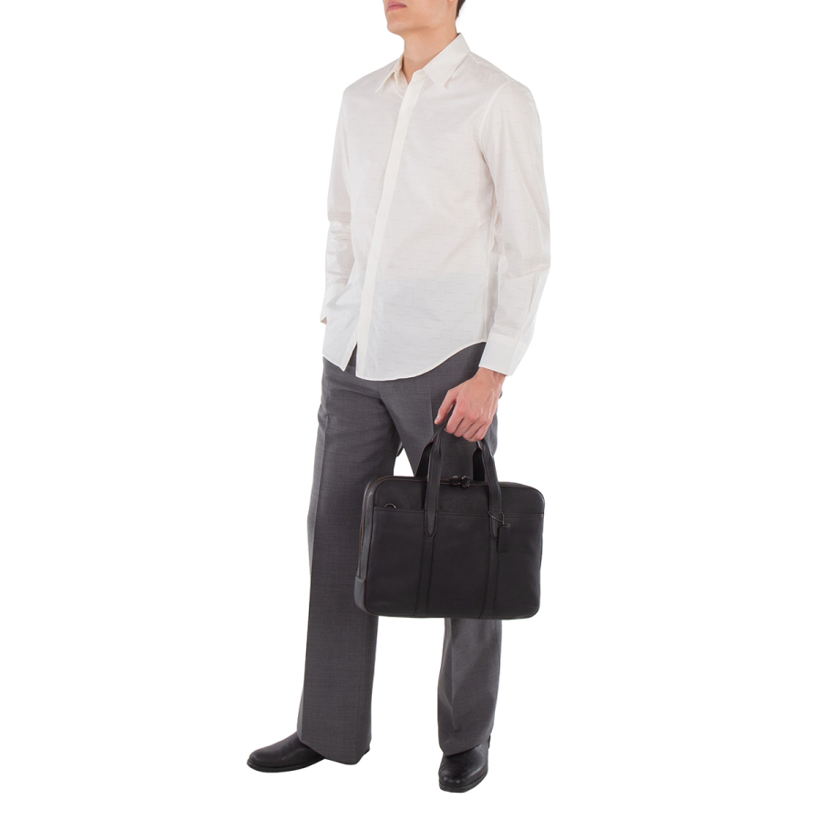 Coach Metropolitan Soft Briefcase In Pebbled Leather