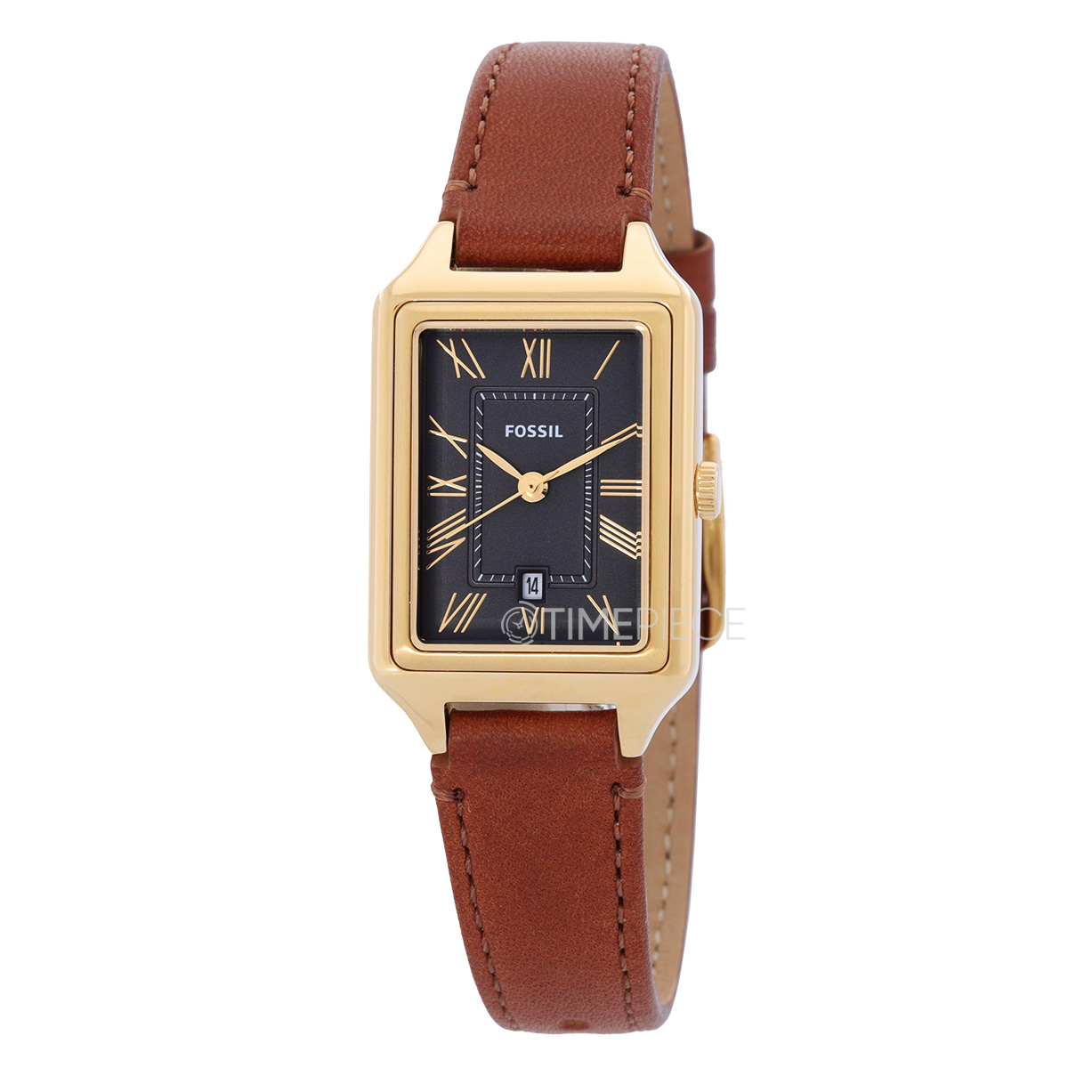 knee length dresses for ladies Vintage Silver-tone Fossil Watch for Women main image 1