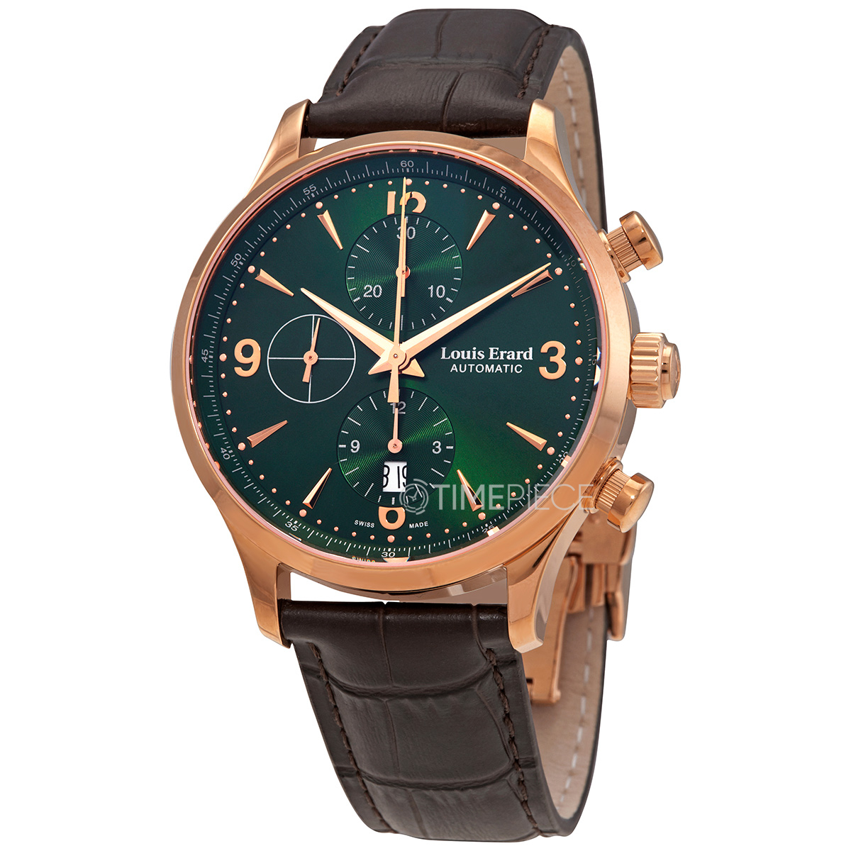 Louis Erard 1931 Chronograph Automatic Brown Dial Men's Watch  78225PR16.BRC03 7630021326907 - Watches, 1931 - Jomashop