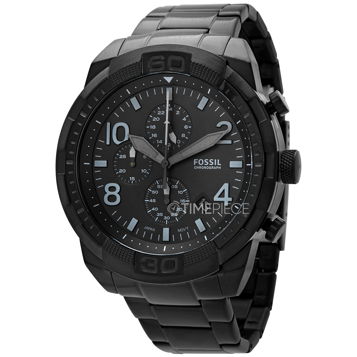 Fossil Bronson Chronograph Quartz Black Dial Mens Watch FS5712