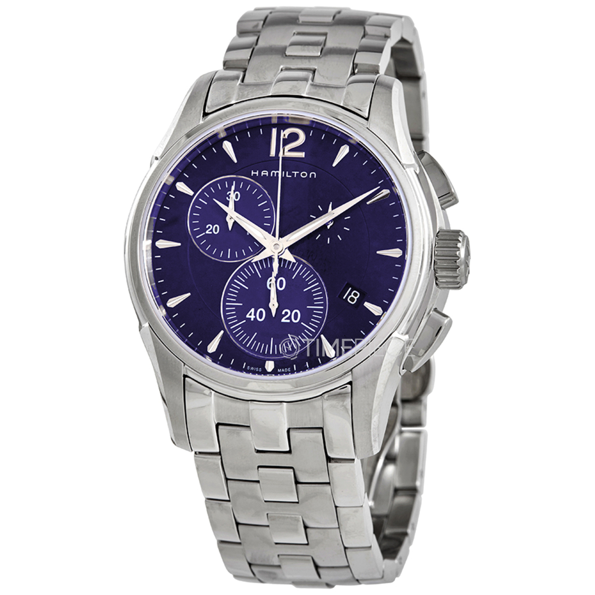 Hamilton Jazzmaster Chronograph Quartz Blue Dial Mens Watch H32612141