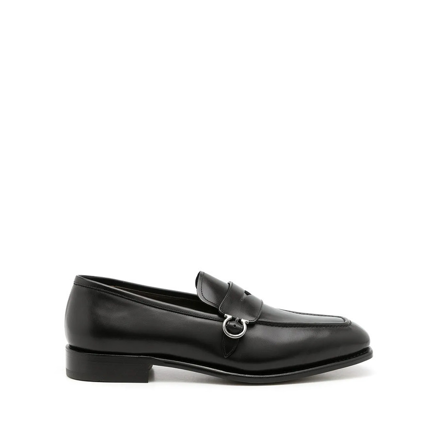 Ferragamo Mens Black Loafer Loafers