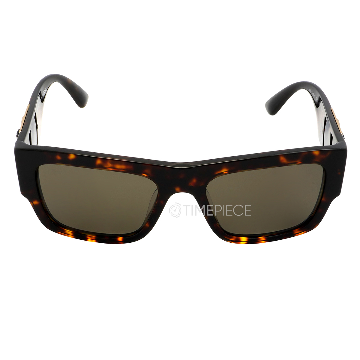 Versace Brown Rectangular Mens Sunglasses VE4416U 108/3 53