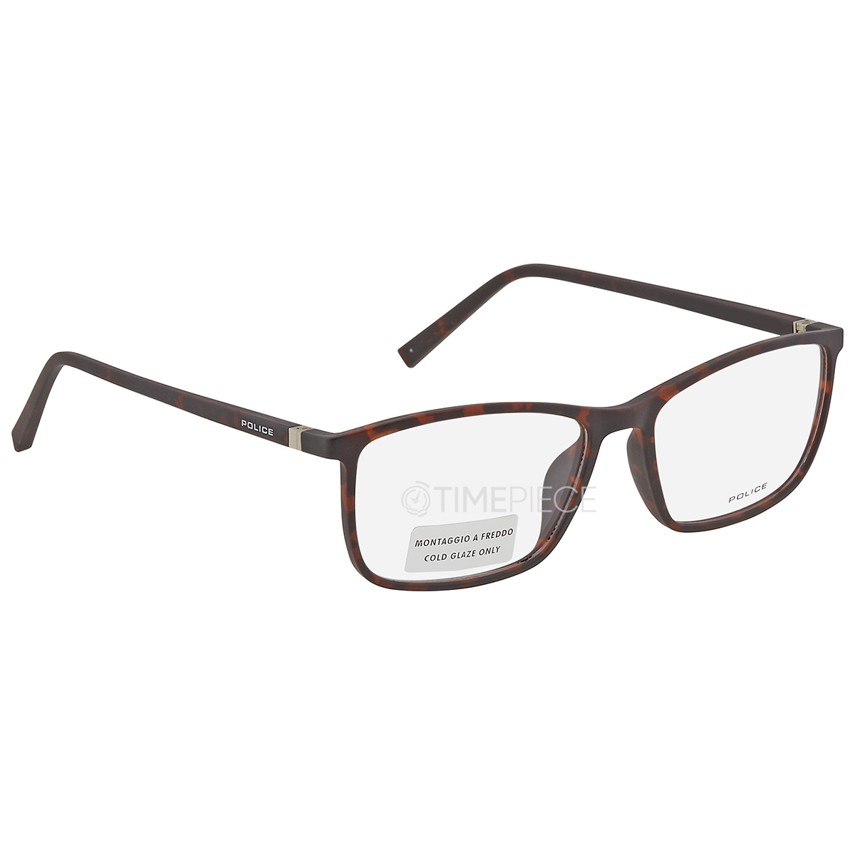 Police Demo Rectangular Mens Eyeglasses VPL255 0V50 55