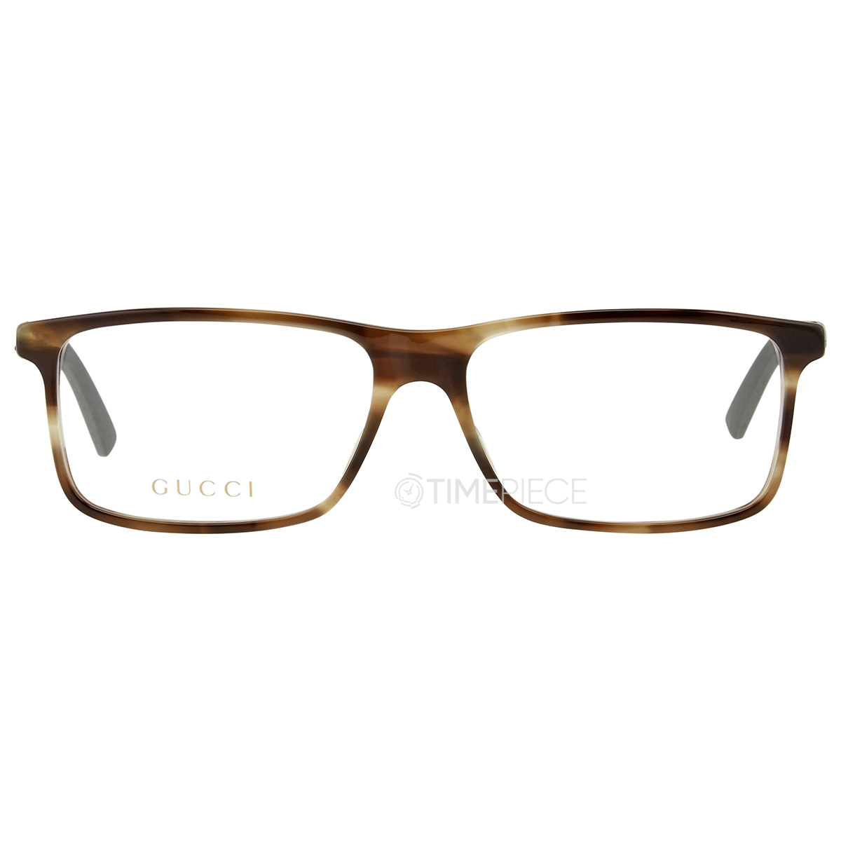 Gucci Clear Demo Rectangular Mens Eyeglasses Gg0424o 008 58