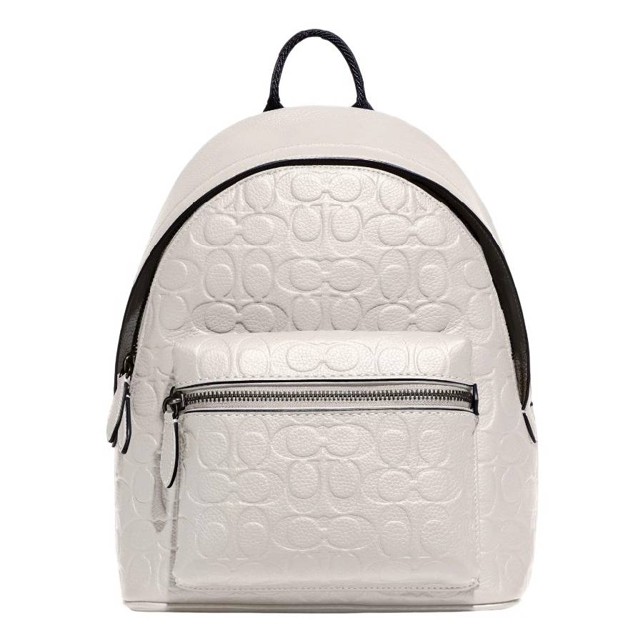Coach Signature Leather Backpack